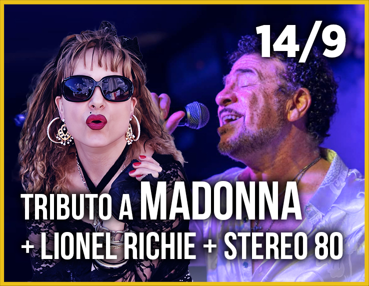 Fotografía promocional de Leyendas del Pop : Tributo a Madonna & Lionel Richie & Stereo 80´s band