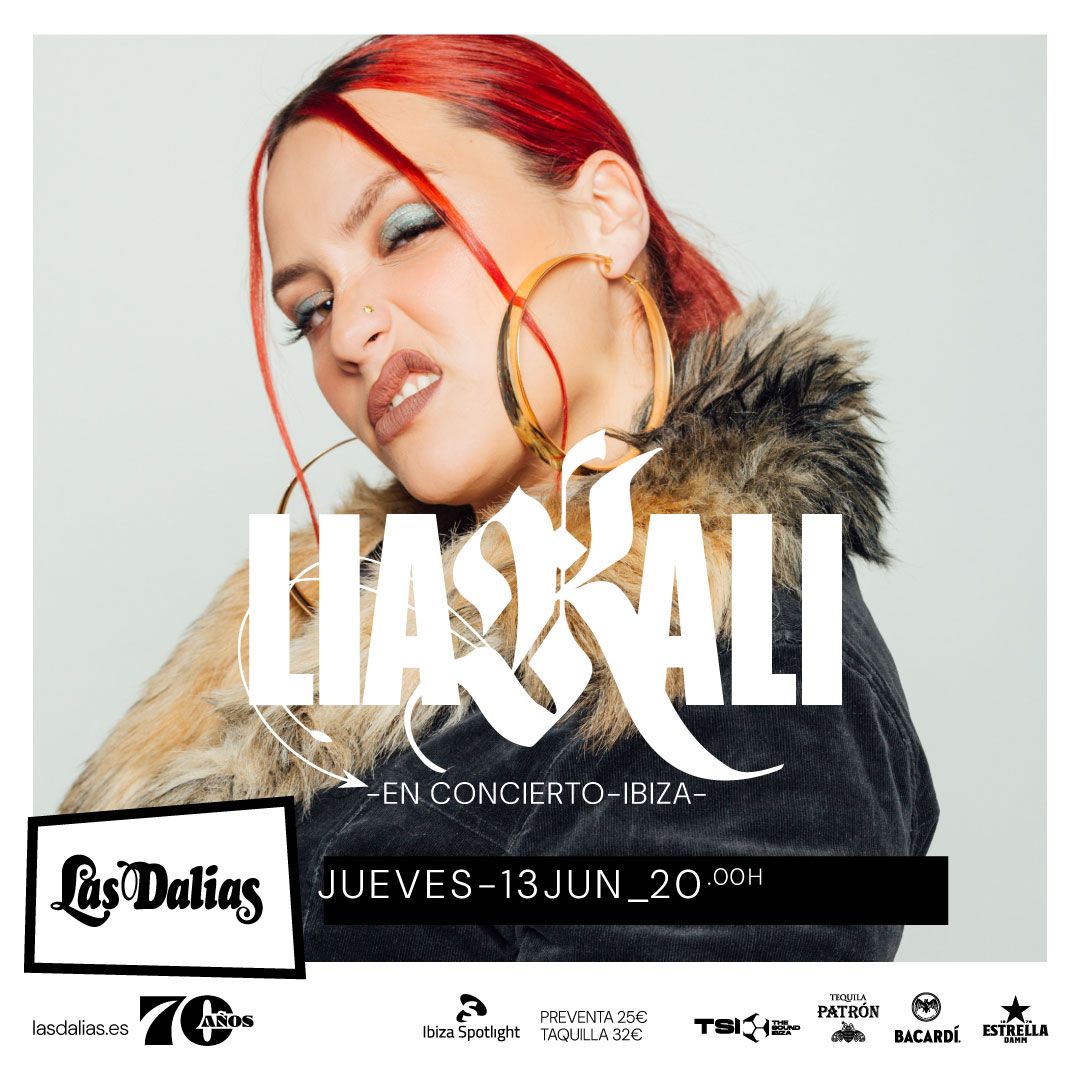 Fotografía promocional de Lia Kali en Ibiza