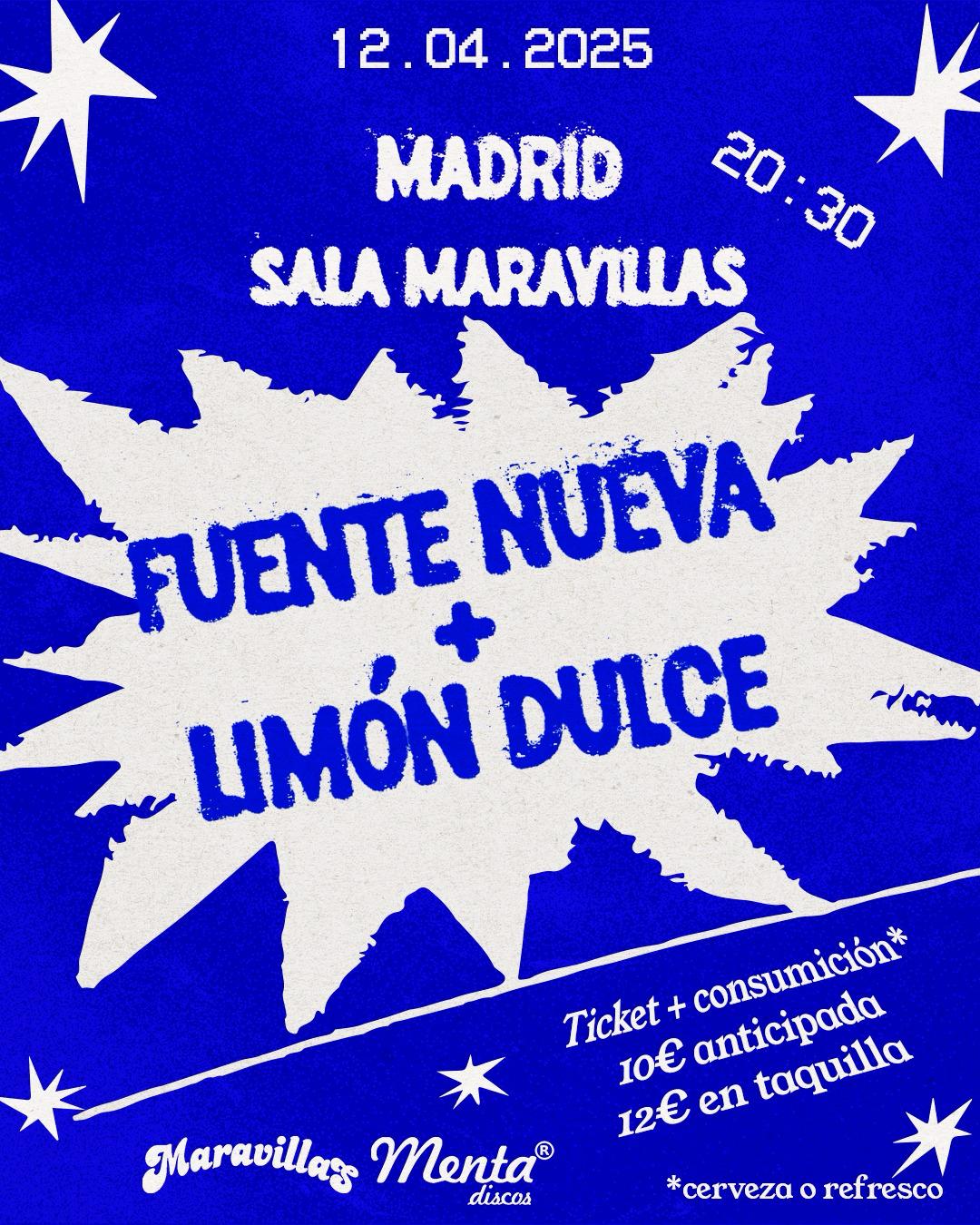 Fotografía promocional de Fuente Nueva + Limón Dulce en Maravillas