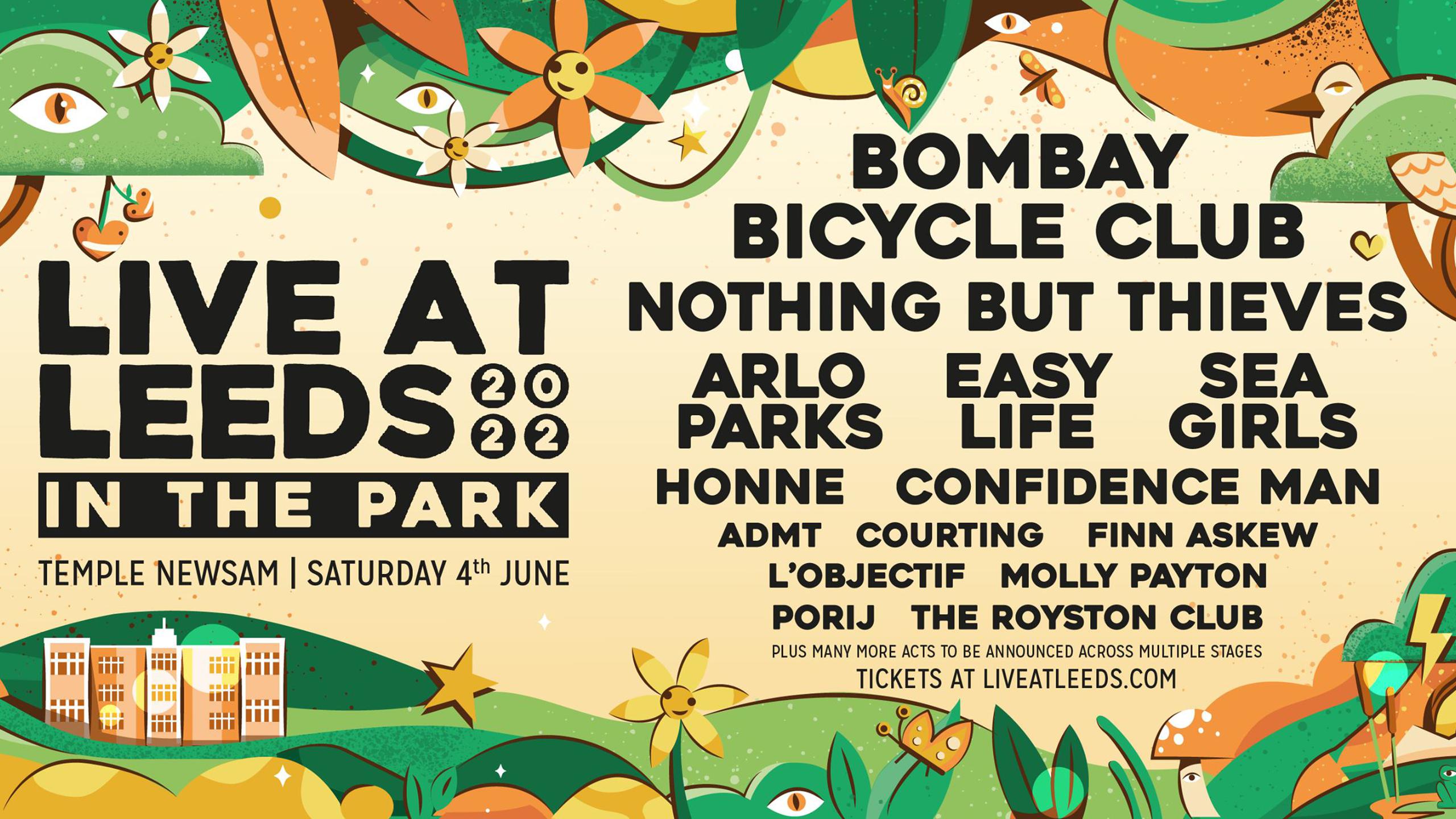 Live At Leeds In The Park 2022. Tickets, lineup, bands for Live At