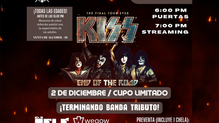 Live Streaming The Final Tour KISS en la Piedad Live Music
