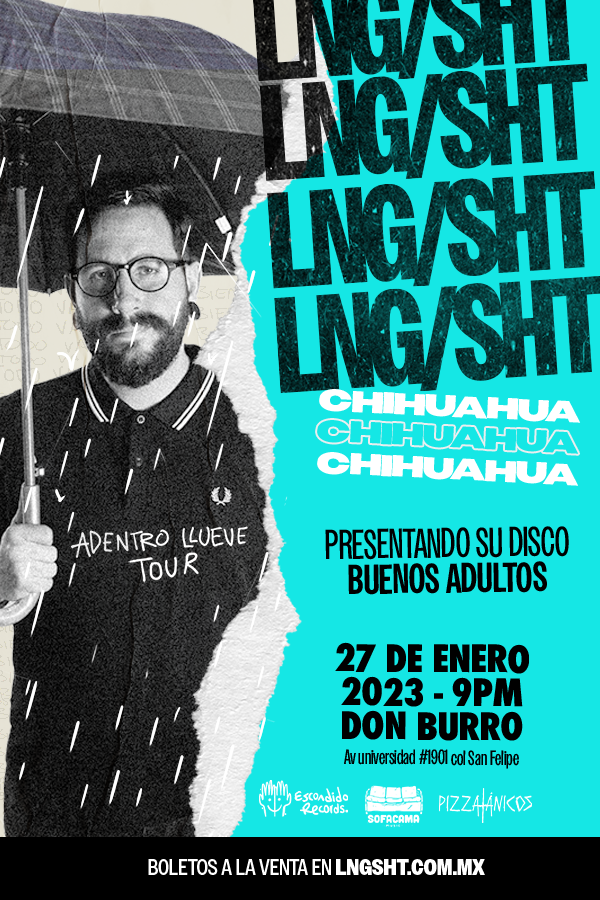 Fotografía promocional de LNG/SHT Adentro llueve tour en Chihuahua