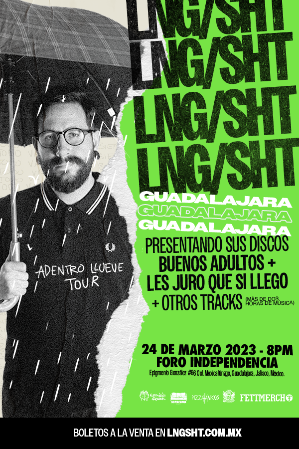 Fotografía promocional de LNG/SHT Adentro llueve tour en Guadalajara