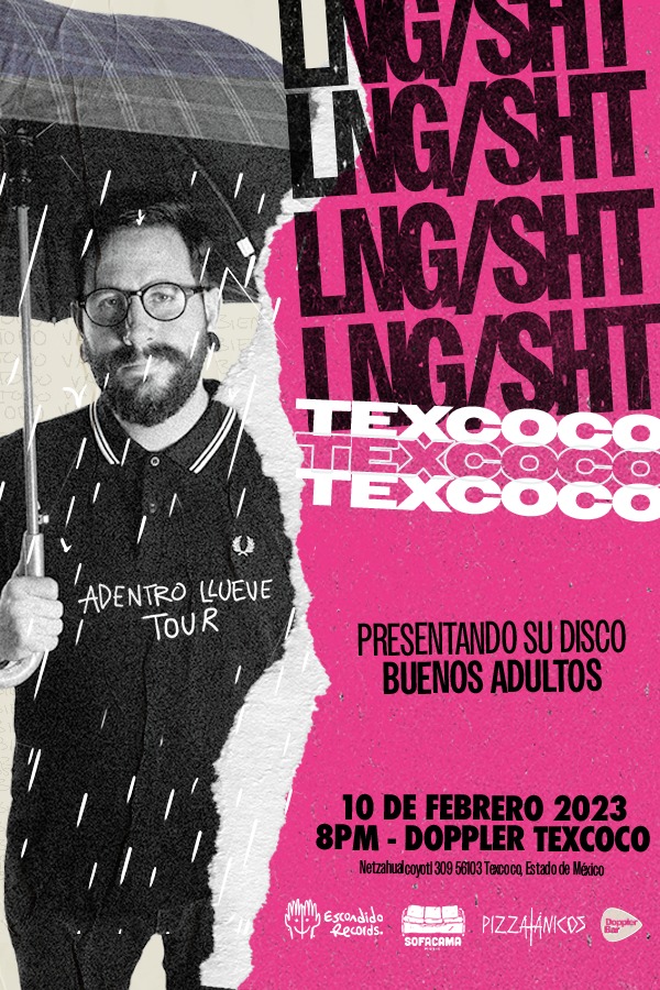Fotografía promocional de LNG/SHT Adentro llueve tour en Texcoco