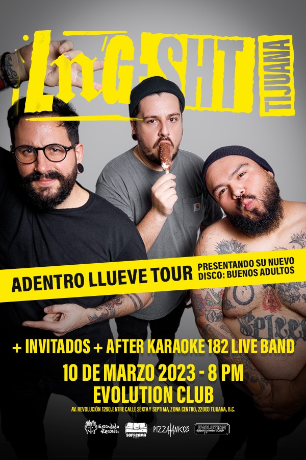 Entradas de conciertos de Lng / Sht en Evolution club, Tijuana viernes, 10  marzo 2023 | Wegow México