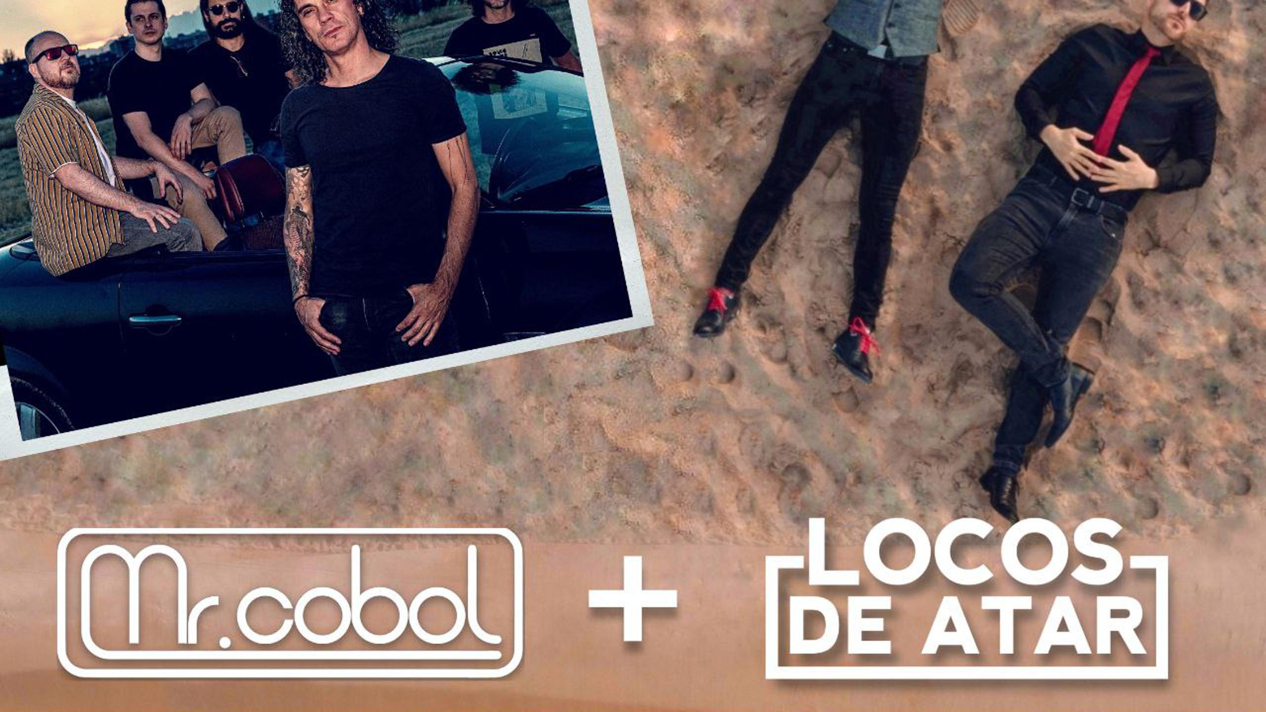 Fotografía promocional de Locos de Atar y Mr. Cobol en Madrid