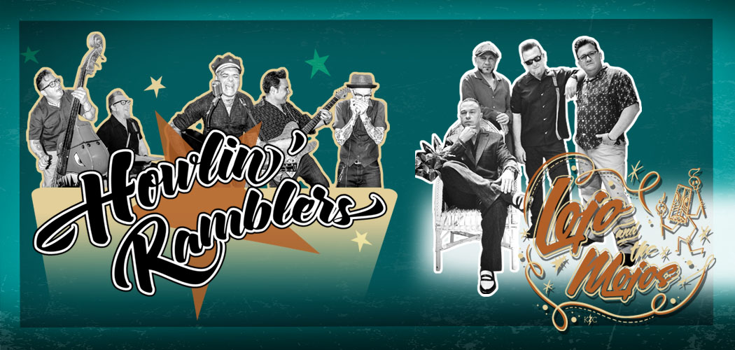 Fotografía promocional de LOJO AND THE MOJOS y HOWLIN´RAMBLERS en concierto Córdoba