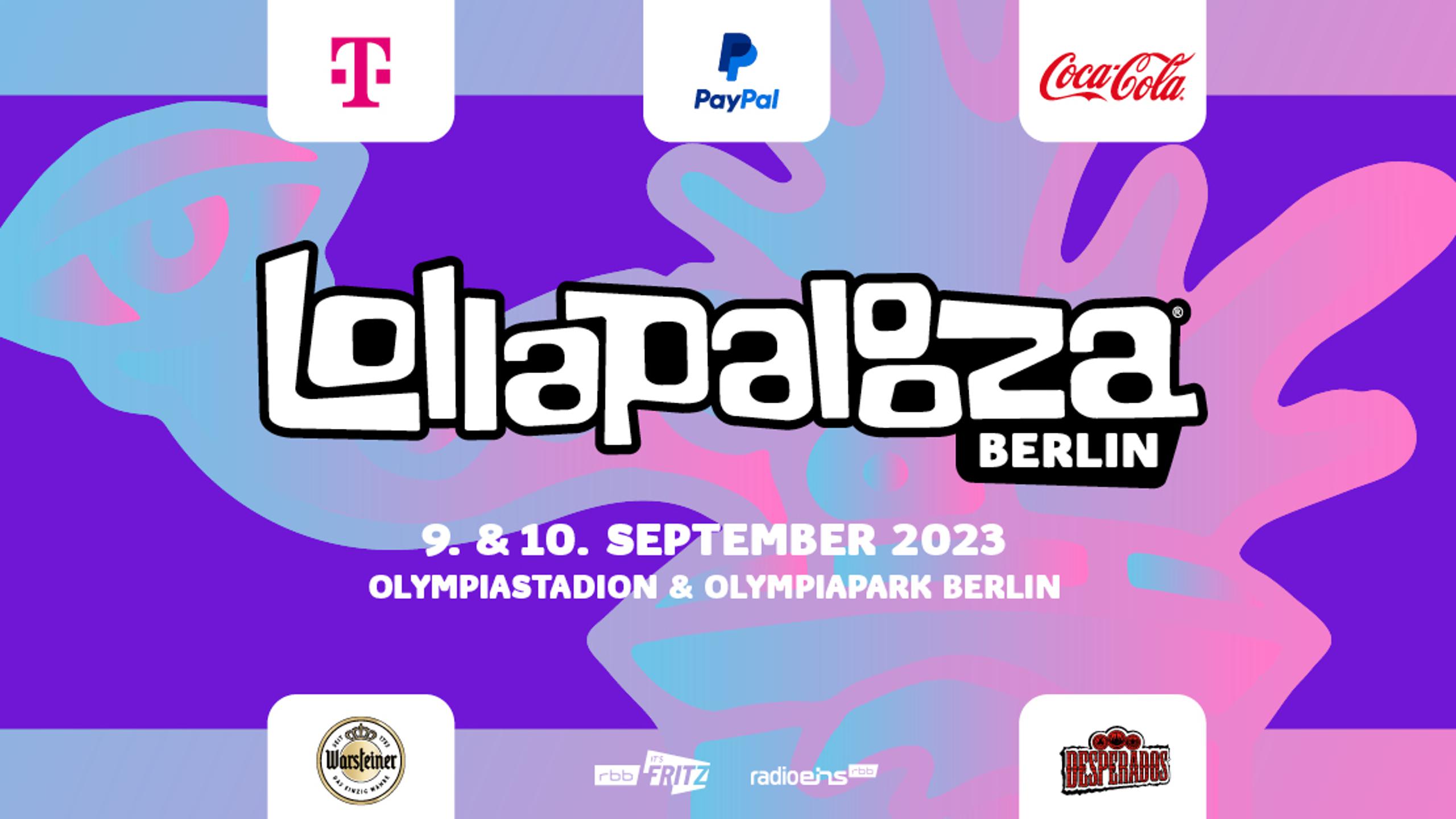 Lollapalooza Berlin 2023. Tickets, Lineup, Bands für Lollapalooza