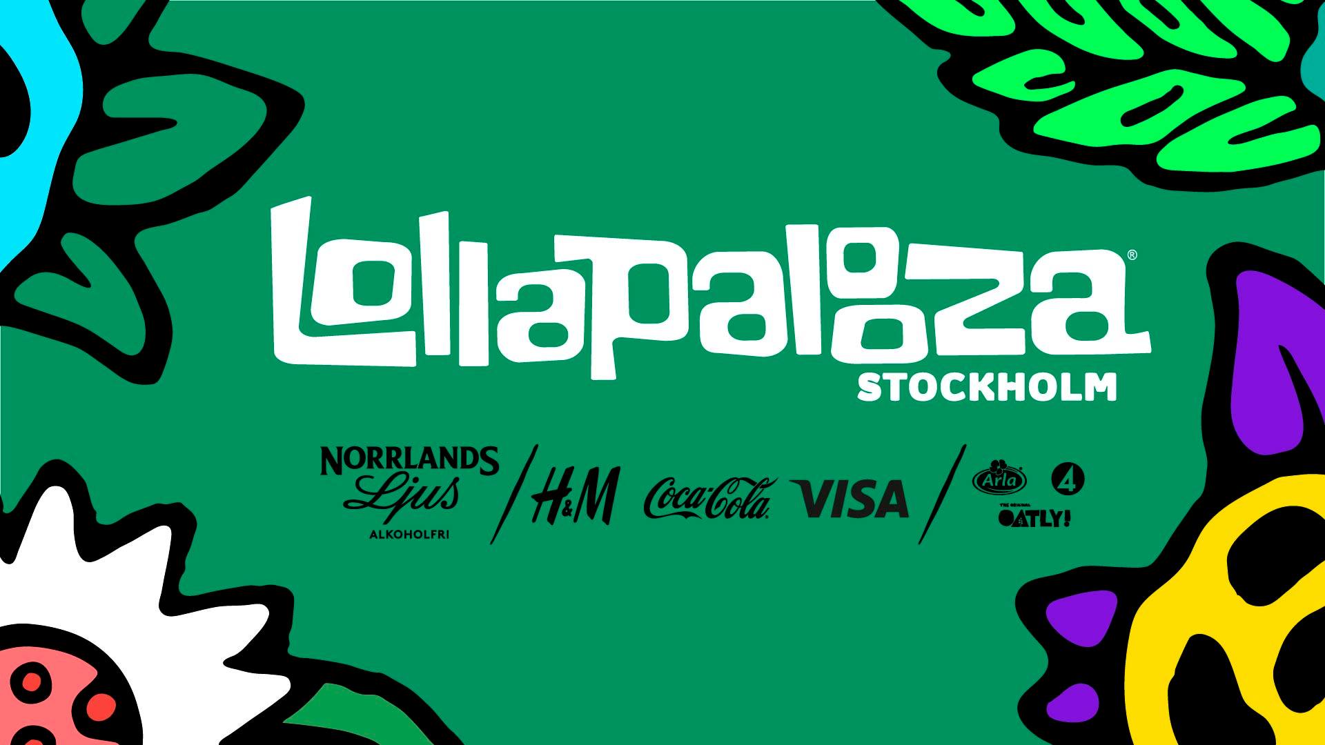 Promotional photograph of Lollapalooza Stockholm 2023.