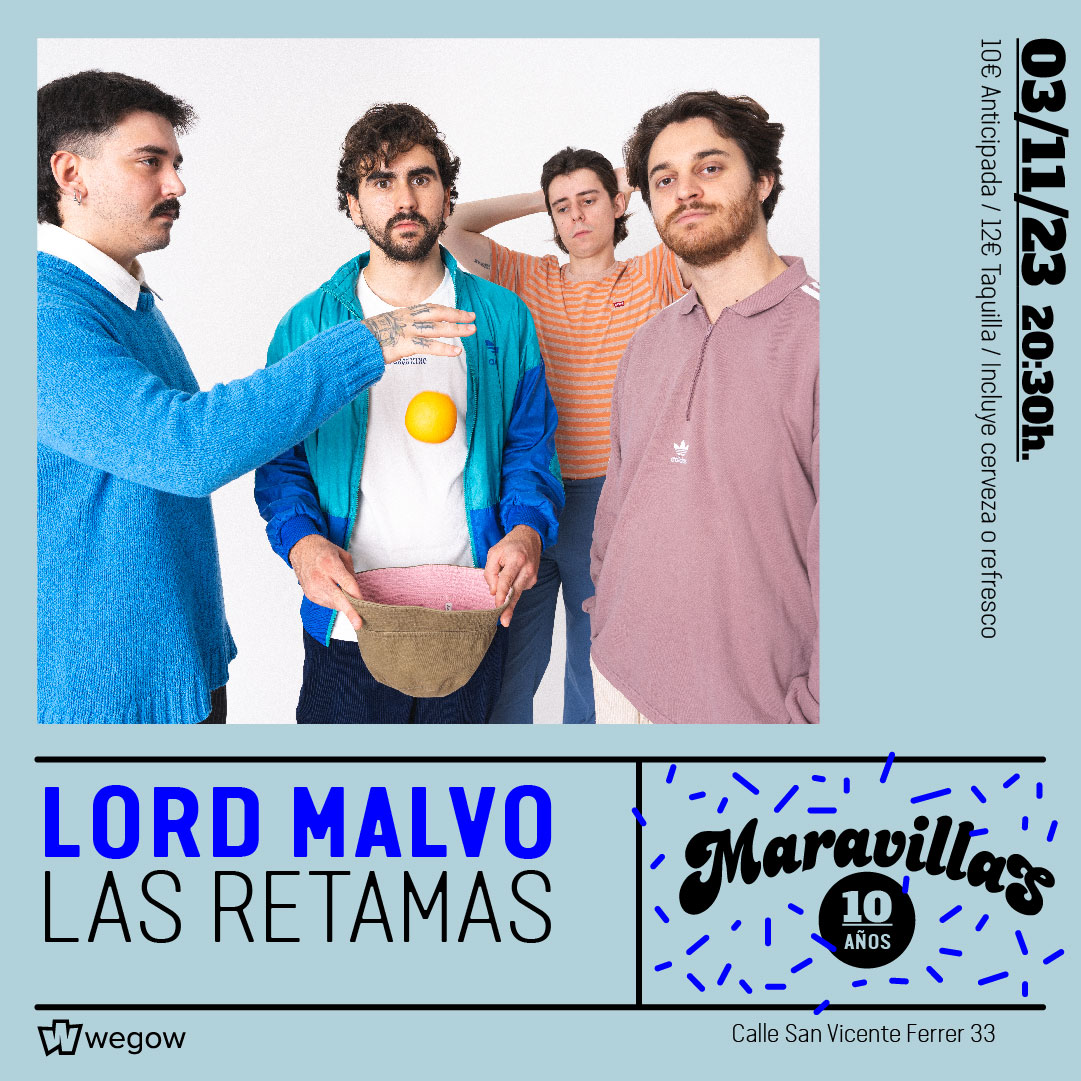 Fotografía promocional de Lord Malvo + Las Retamas en Maravillas