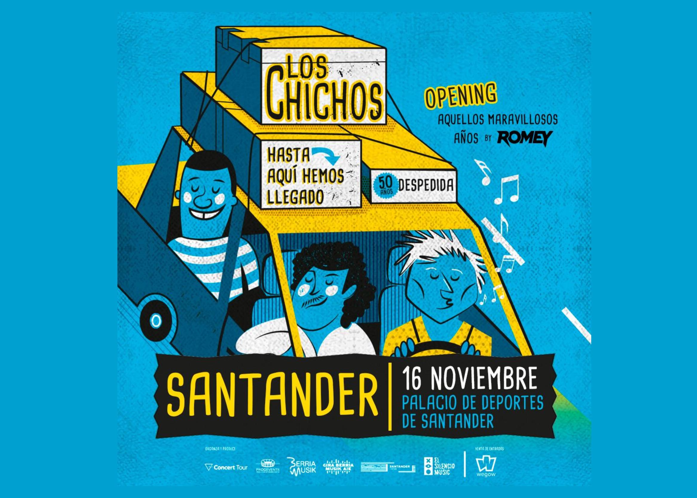 Fotografía promocional de LOS CHICHOS en Santander | "Hasta aquí hemos llegado"