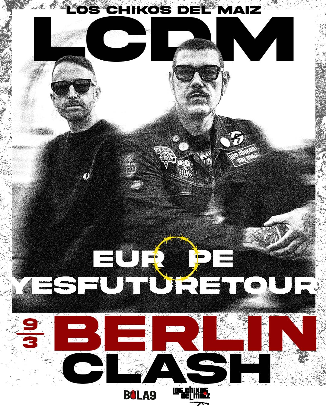 Fotografía promocional de Los Chikos del Maíz en Berlin