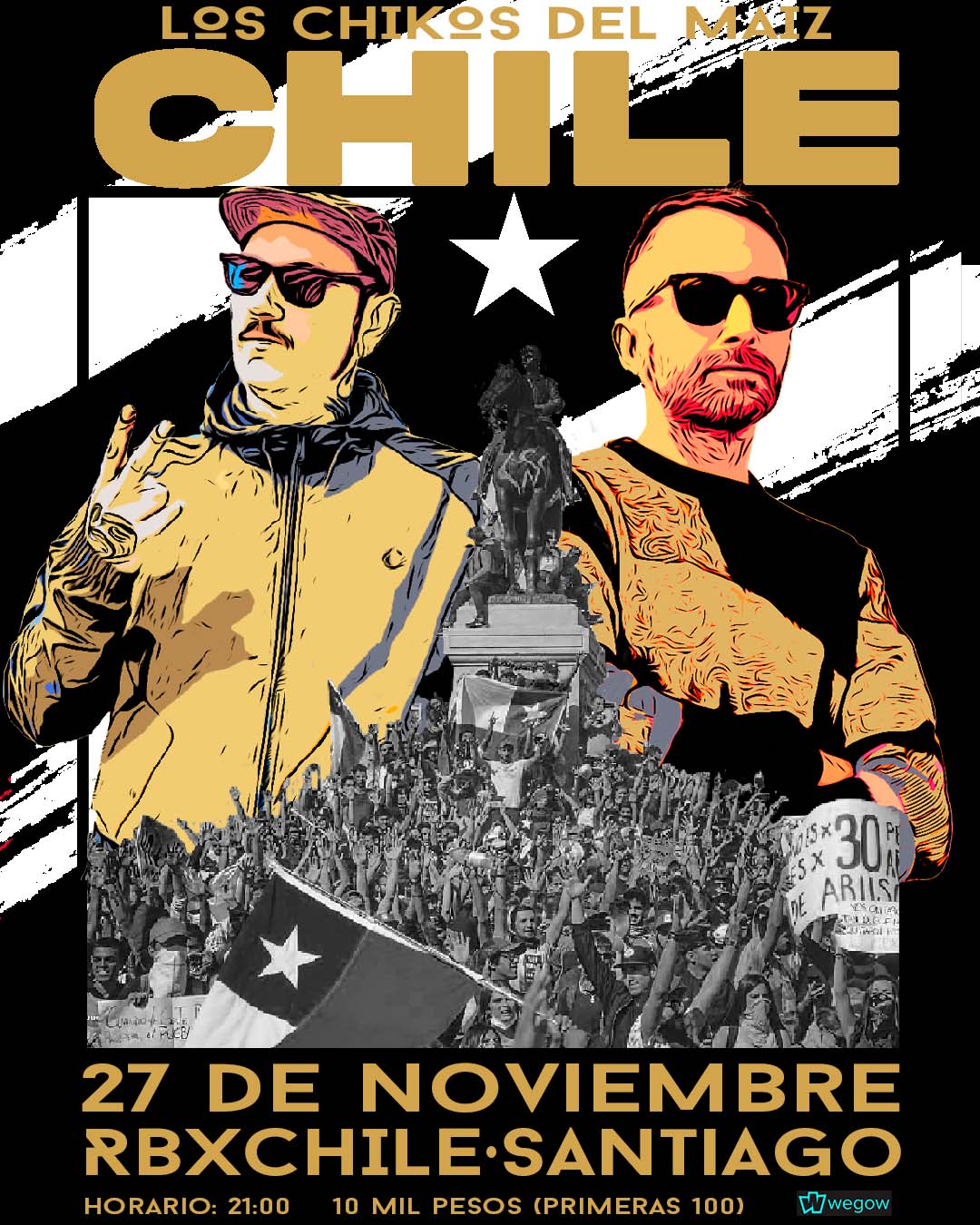 Fotografía promocional de LOS CHIKOS DEL MAÍZ EN CHILE