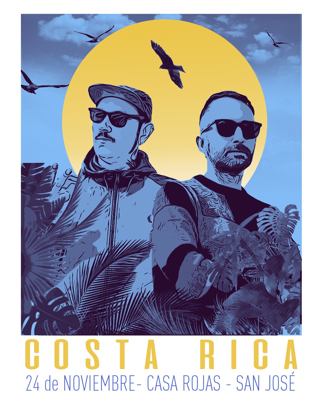 Promotional photograph of Los Chikos del Maíz en Costa Rica.