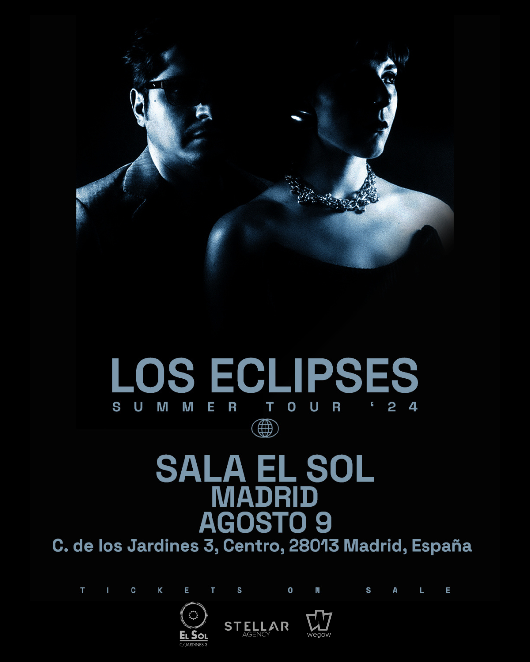 Fotografía promocional de LOS ECLIPSES EN MADRID