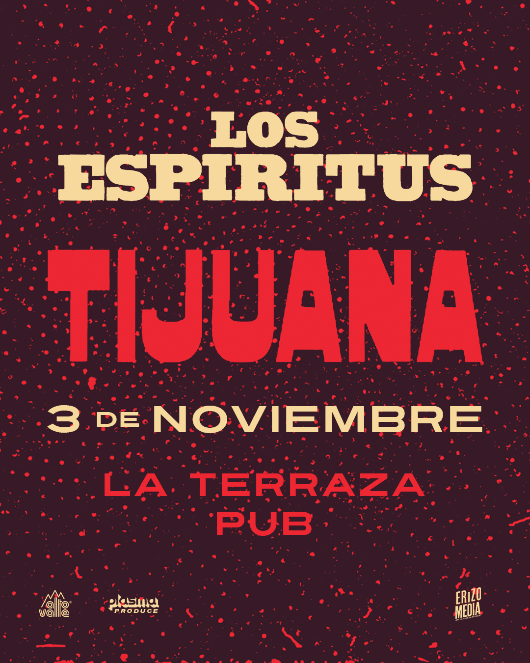Fotografía promocional de Los Espiritus en Tijuana
