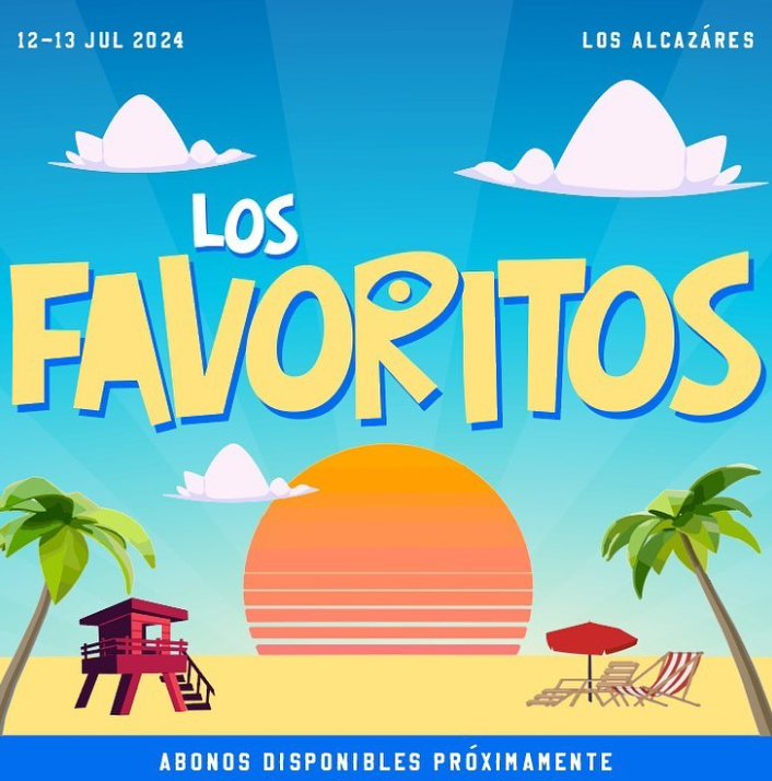 Fotografía promocional de Los Favoritos Festival 2024