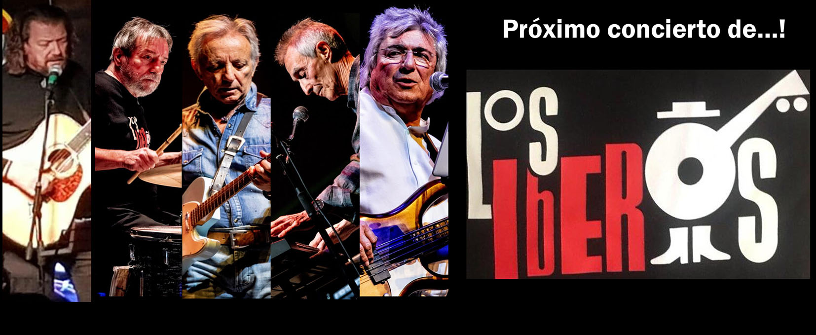 Fotografía promocional de LOS IBEROS en concierto Córdoba