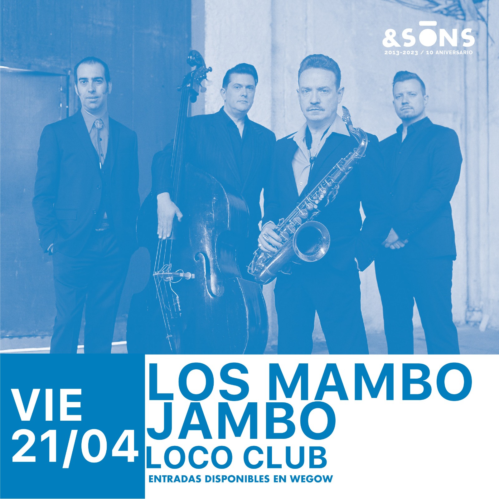 Promofoto von Los Mambo Jambo en Valencia.