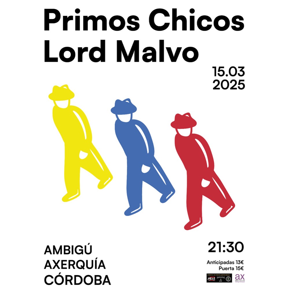 Fotografía promocional de Los Primos Chicos + Lord Malvo