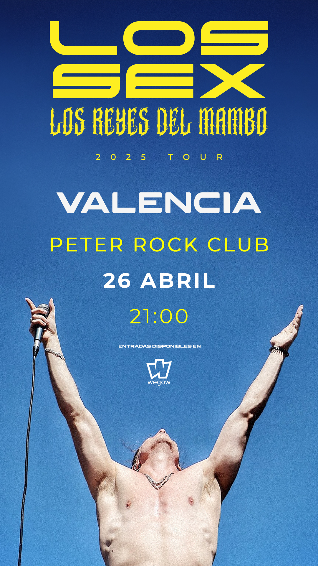 Fotografía promocional de LOS SEX - Peter Rock Club (Valencia) 26 abril 2025