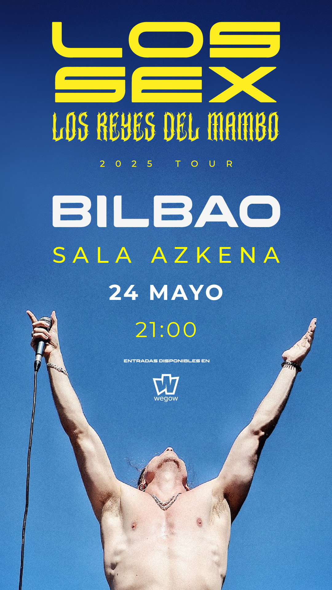 Fotografía promocional de LOS SEX - Sala Azkena (Bilbao) - 24 mayo 2025
