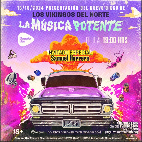 Fotografía promocional de Los Vikingos del Norte Presentan: La Música Potente en Texcoco