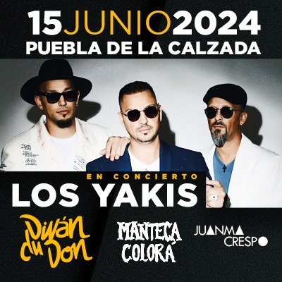 Fotografía promocional de Los Yakis en Puebla de la Calzada (Badajoz)