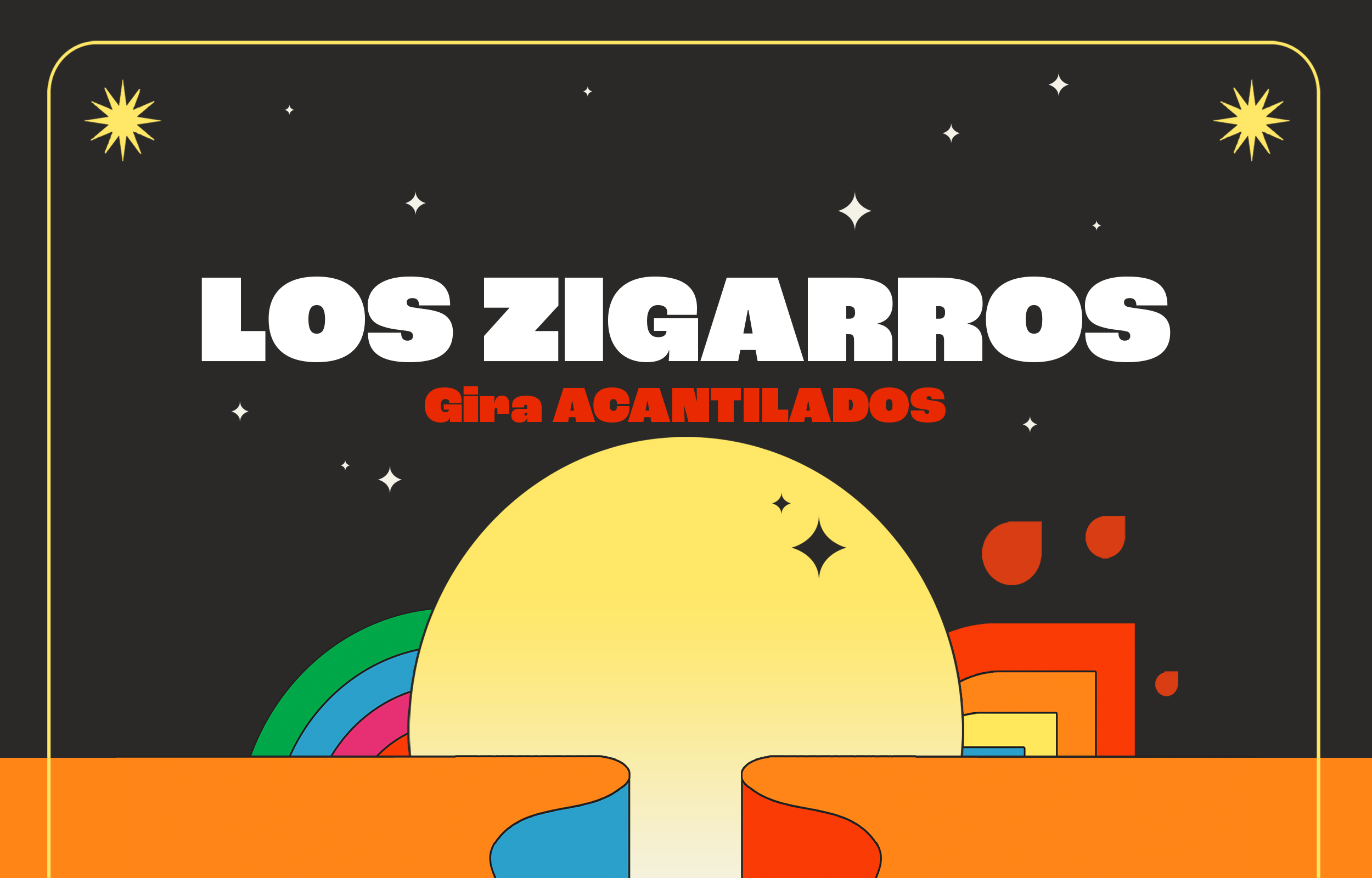 Fotografía promocional de LOS ZIGARROS en Sala Razzmatazz, Barcelona. 2024