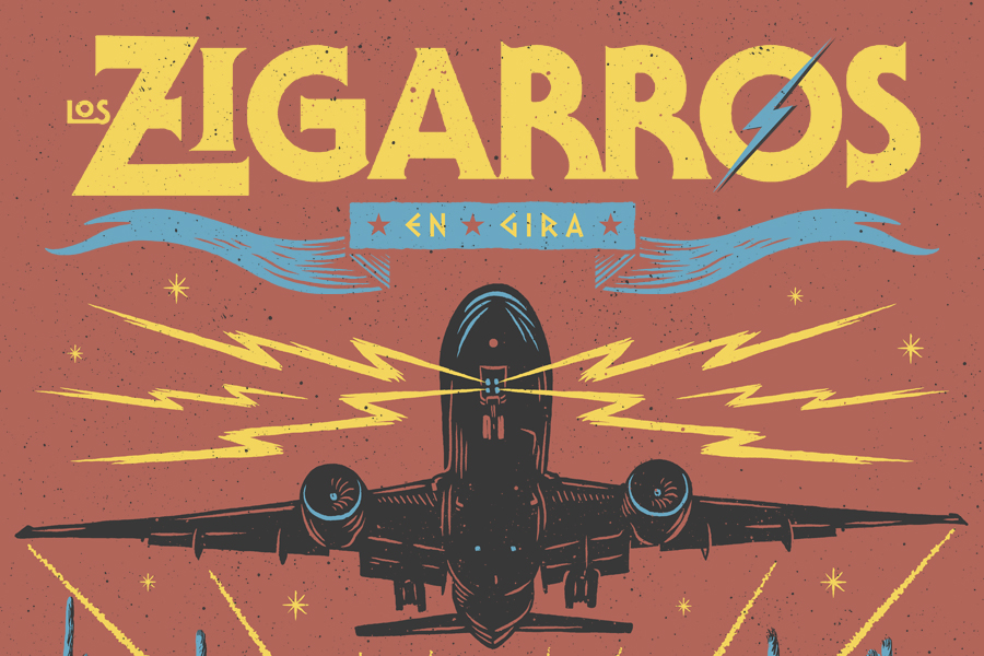 Fotografía promocional de LOS ZIGARROS en Sala Capitol, Santiago de Compostela