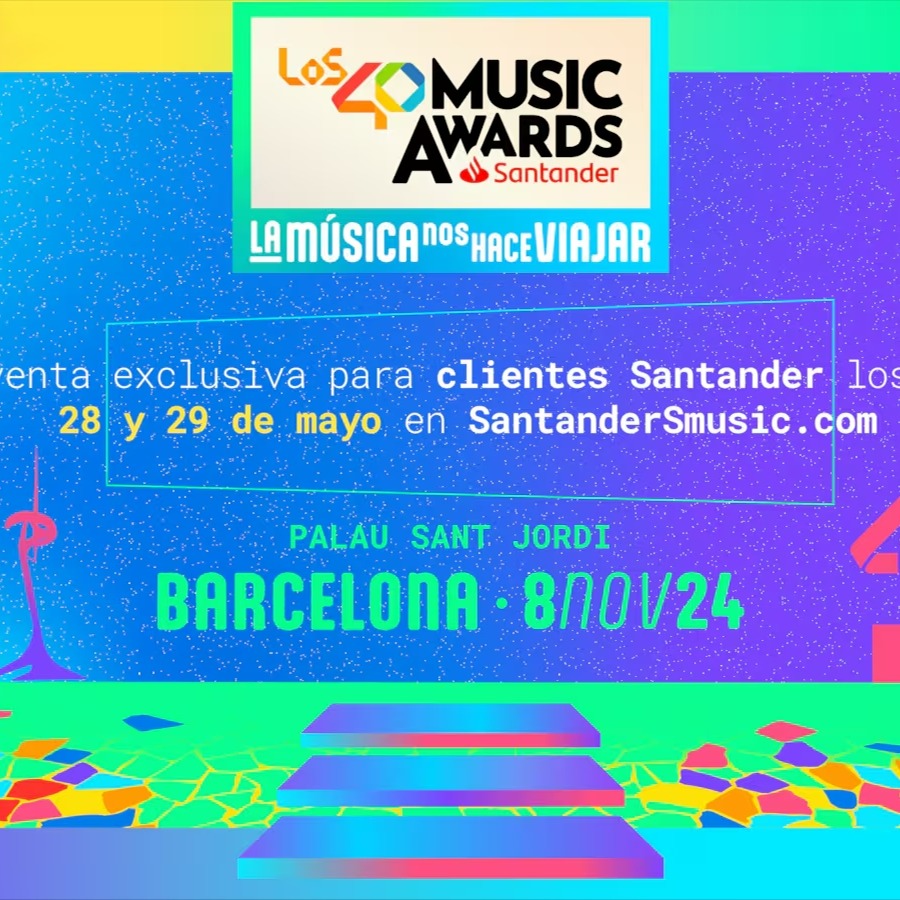 Promotional photograph of Los40 Music Awards 2024.