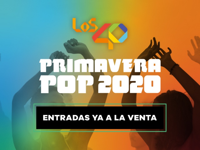 Promotional photograph of Los40 Primavera Pop Madrid 2020.