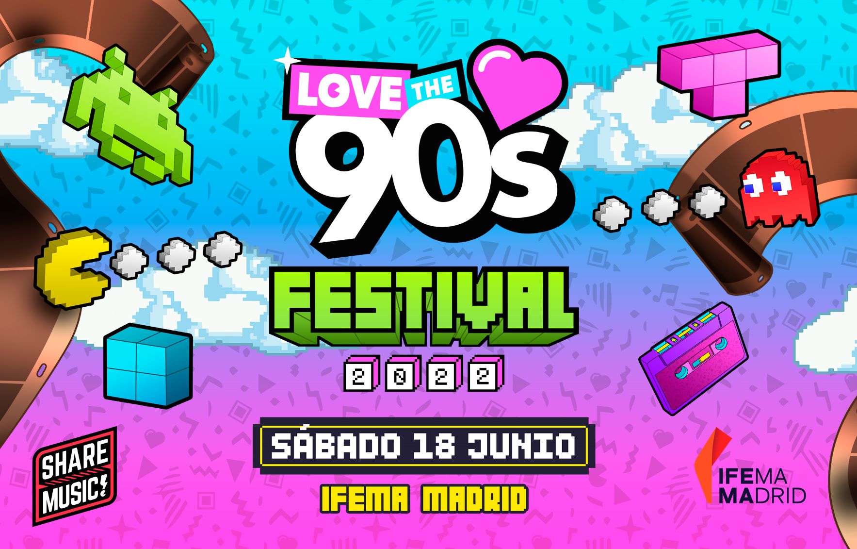 Fotografía promocional de Love the 90's Festival
