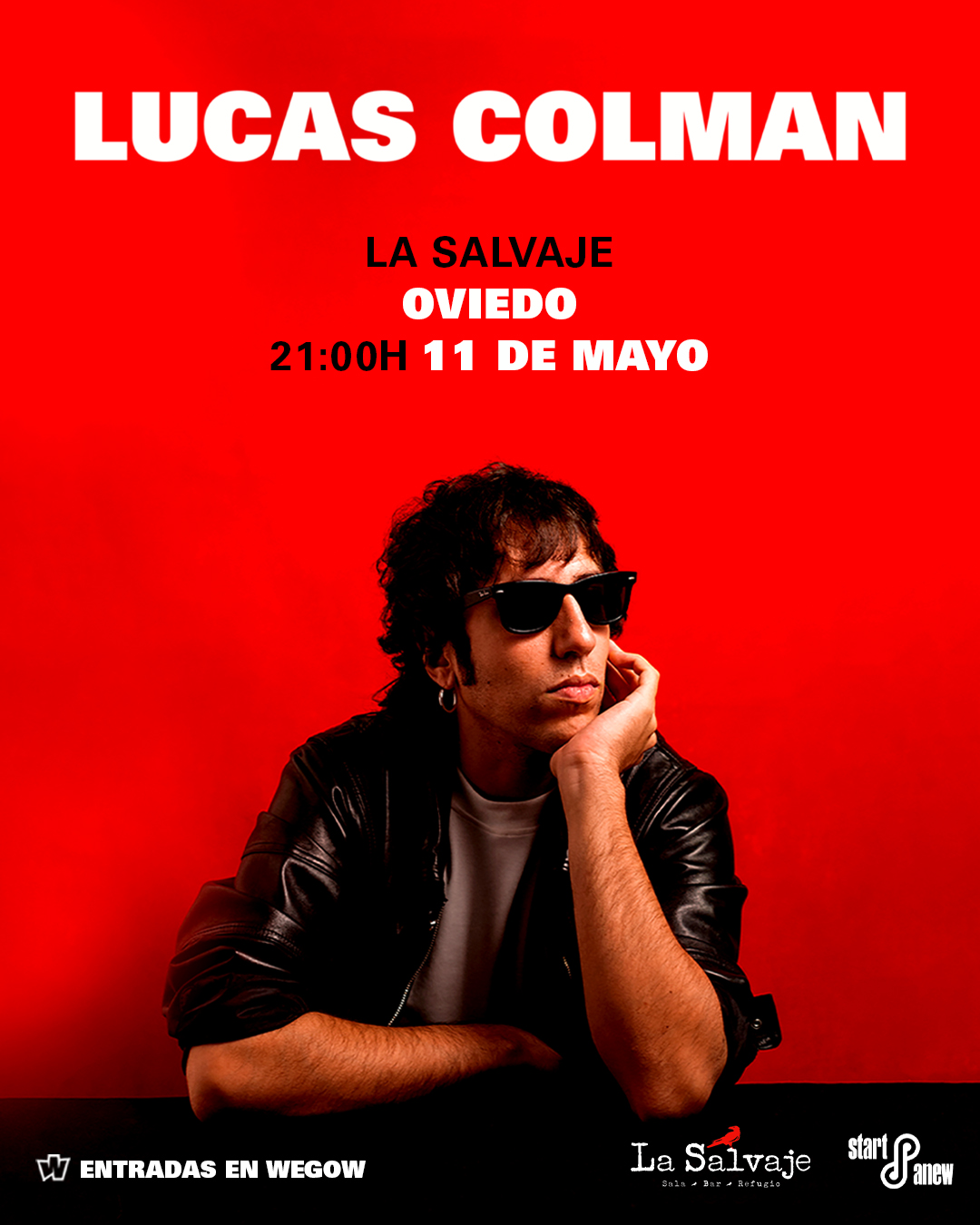 Fotografía promocional de Lucas Colman en Oviedo