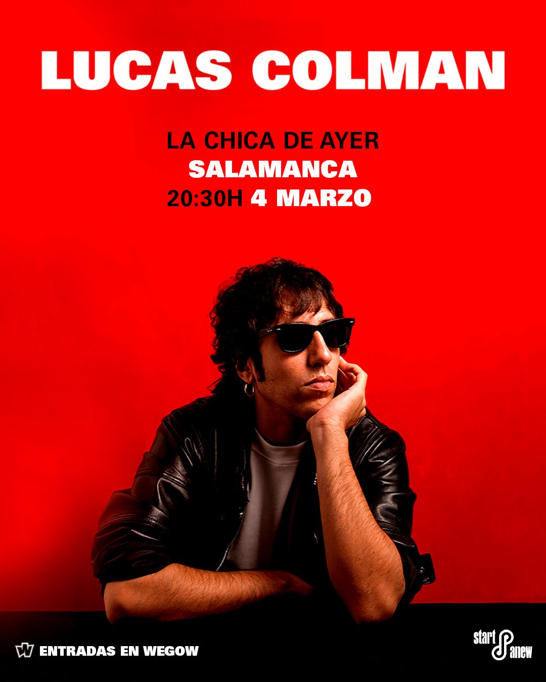 Fotografía promocional de Lucas Colman en Salamanca