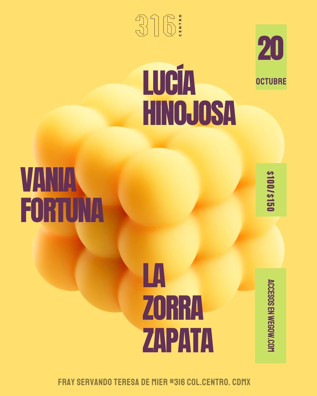 Fotografía promocional de Lucía Hinojosa / Vania Fortuna/ La Zorra Zapata