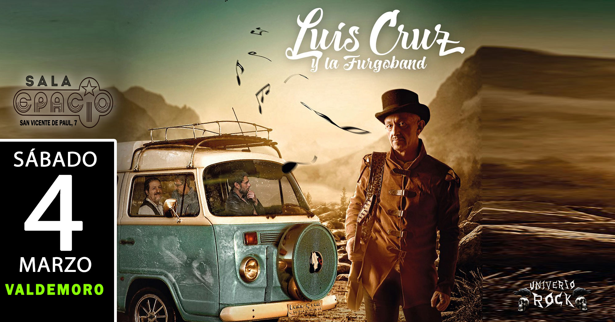 Fotografía promocional de LUIS CRUZ Y LA FURGOBAND en Valdemoro