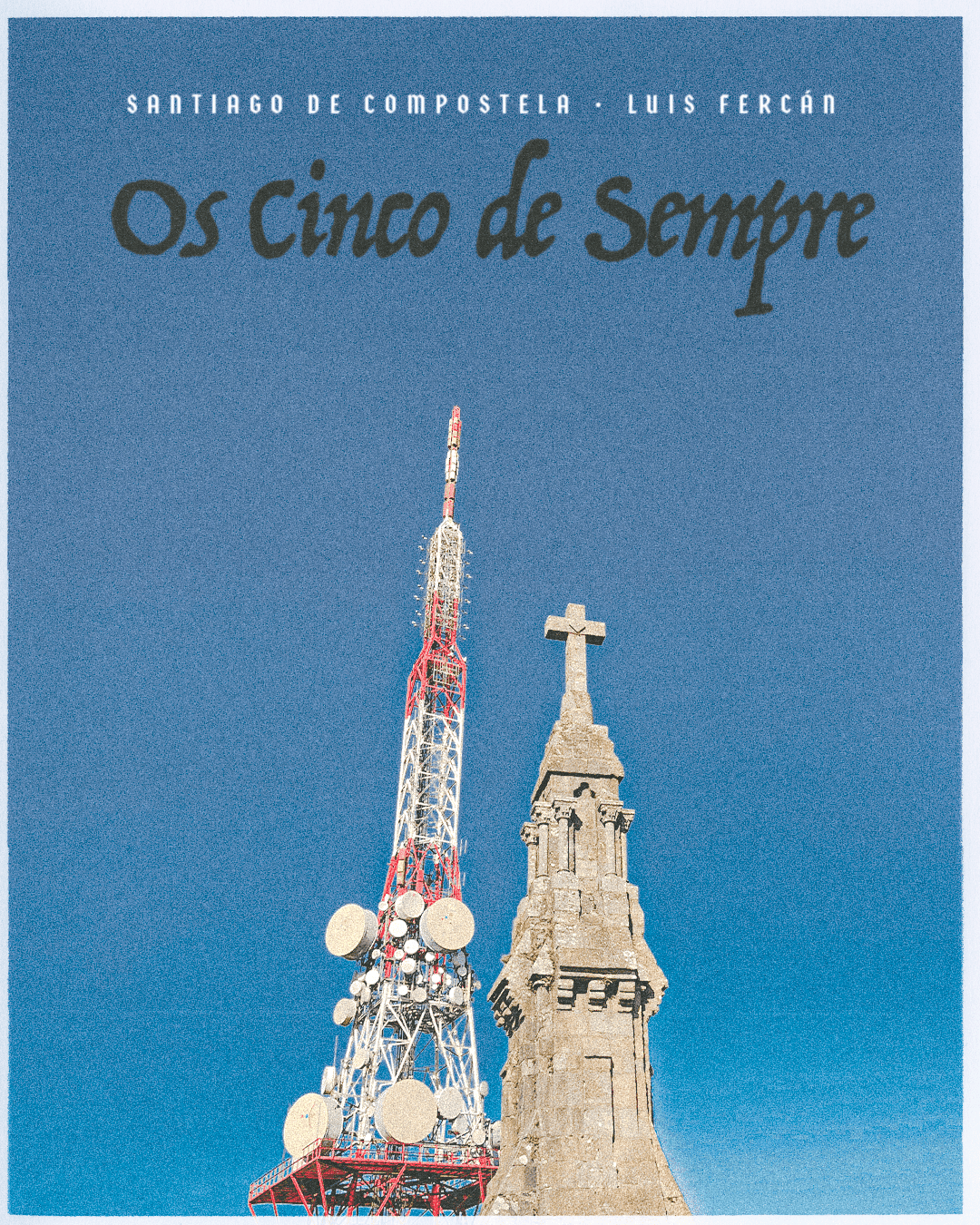 Fotografía promocional de Luis Fercán Os Cinco de Sempre Carrilana