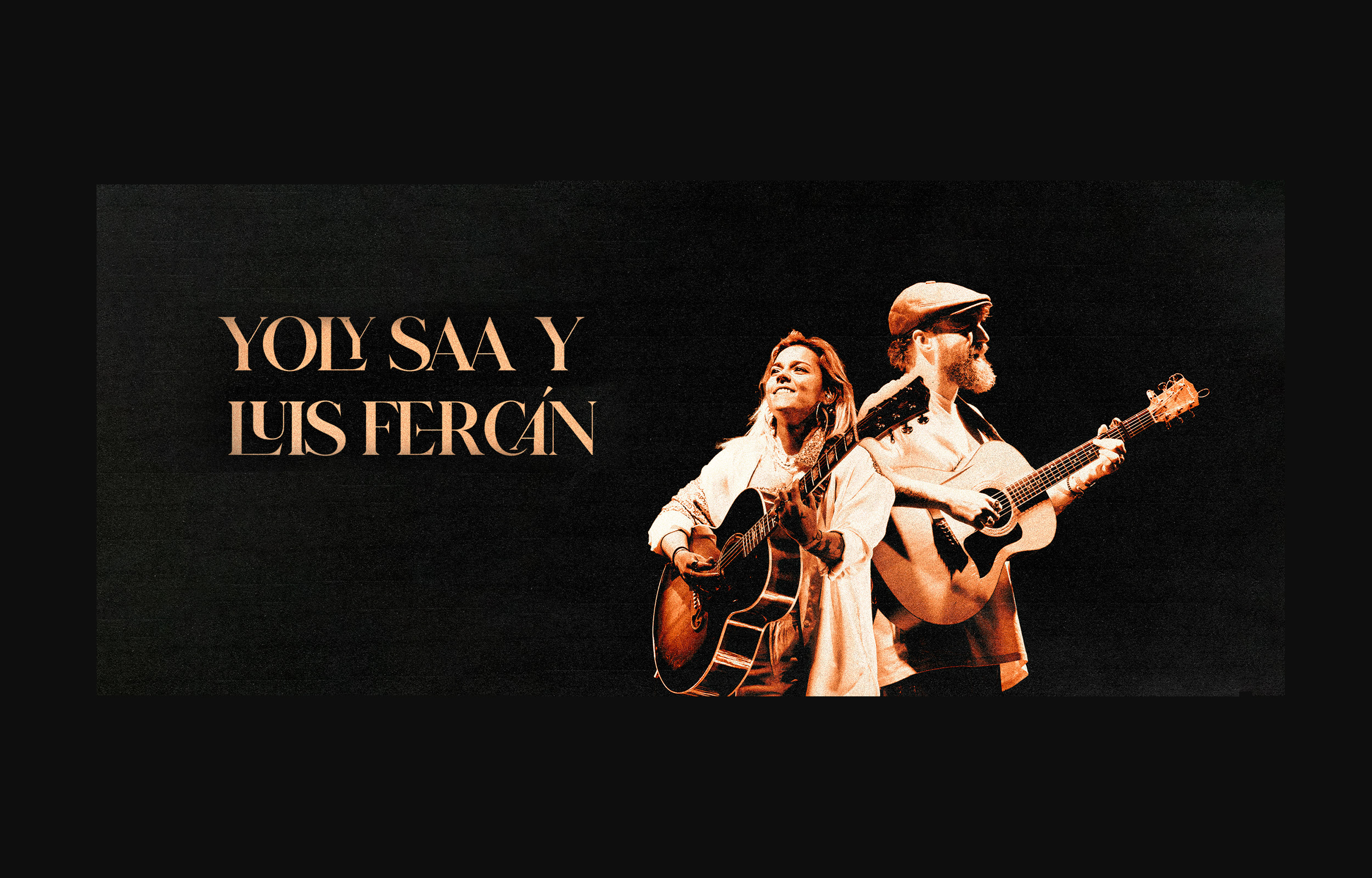 Fotografía promocional de Luis Fercán + Yoly Saa en Monterrey