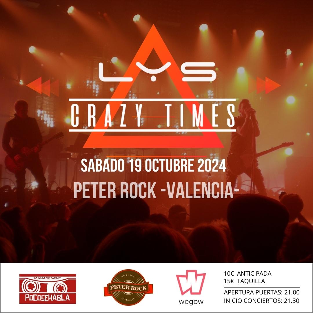 Fotografía promocional de L.Y.S Y CRAZY TIMES