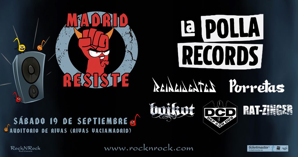 Fotografía promocional de Madrid Resiste 2020