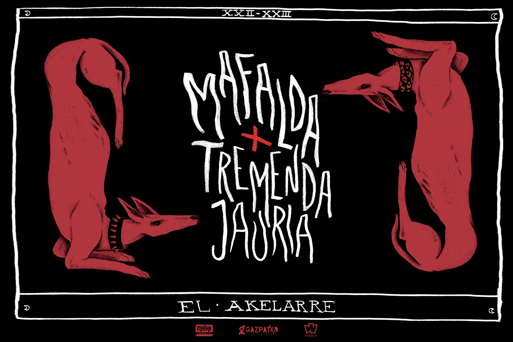 Fotografía promocional de Mafalda y Tremenda Jauría en Santiago de Compostela - Sala Capítol