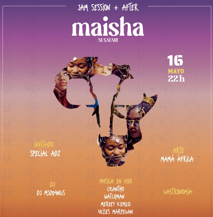 Fotografía promocional de Maisha JAM en Madrid