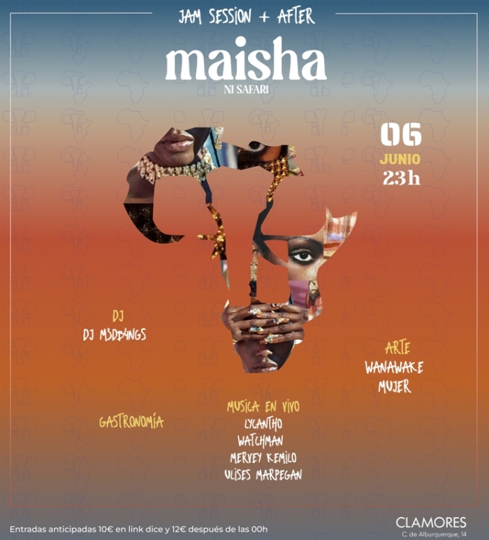 Fotografía promocional de Maisha JAM en Madrid