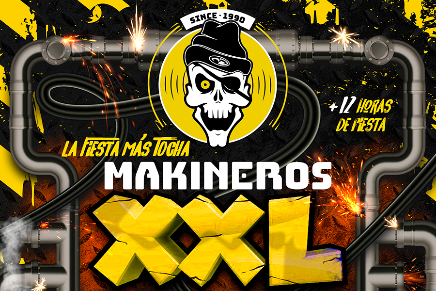 Promotional photograph of Makineros XXL en Fabrik, Madrid.