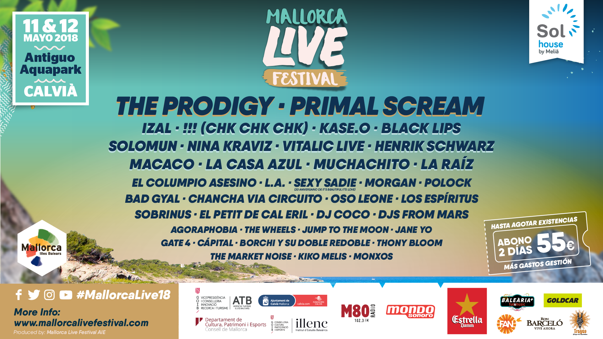 Fotografía promocional de Mallorca Live Festival 2018- ¡Concurso Activo!