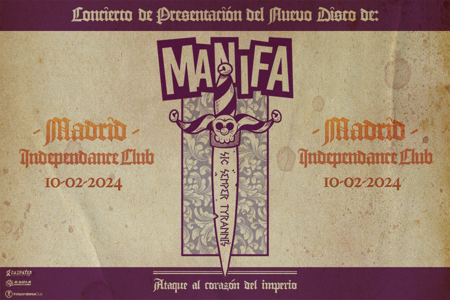 Fotografía promocional de Manifa en Independance Club Madrid