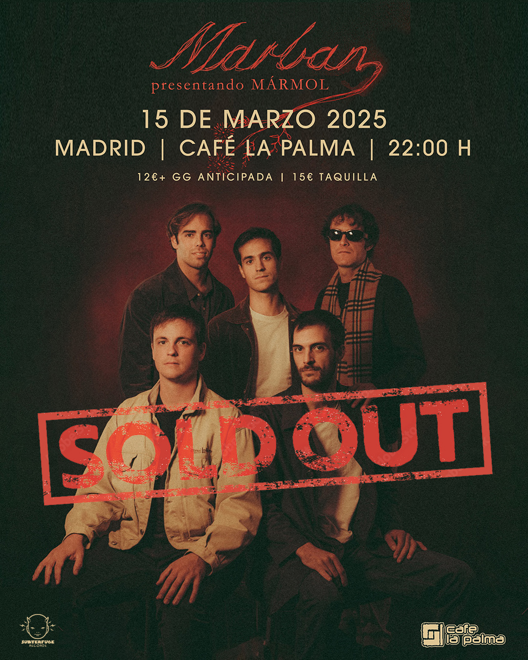 Fotografía promocional de Marban en Madrid