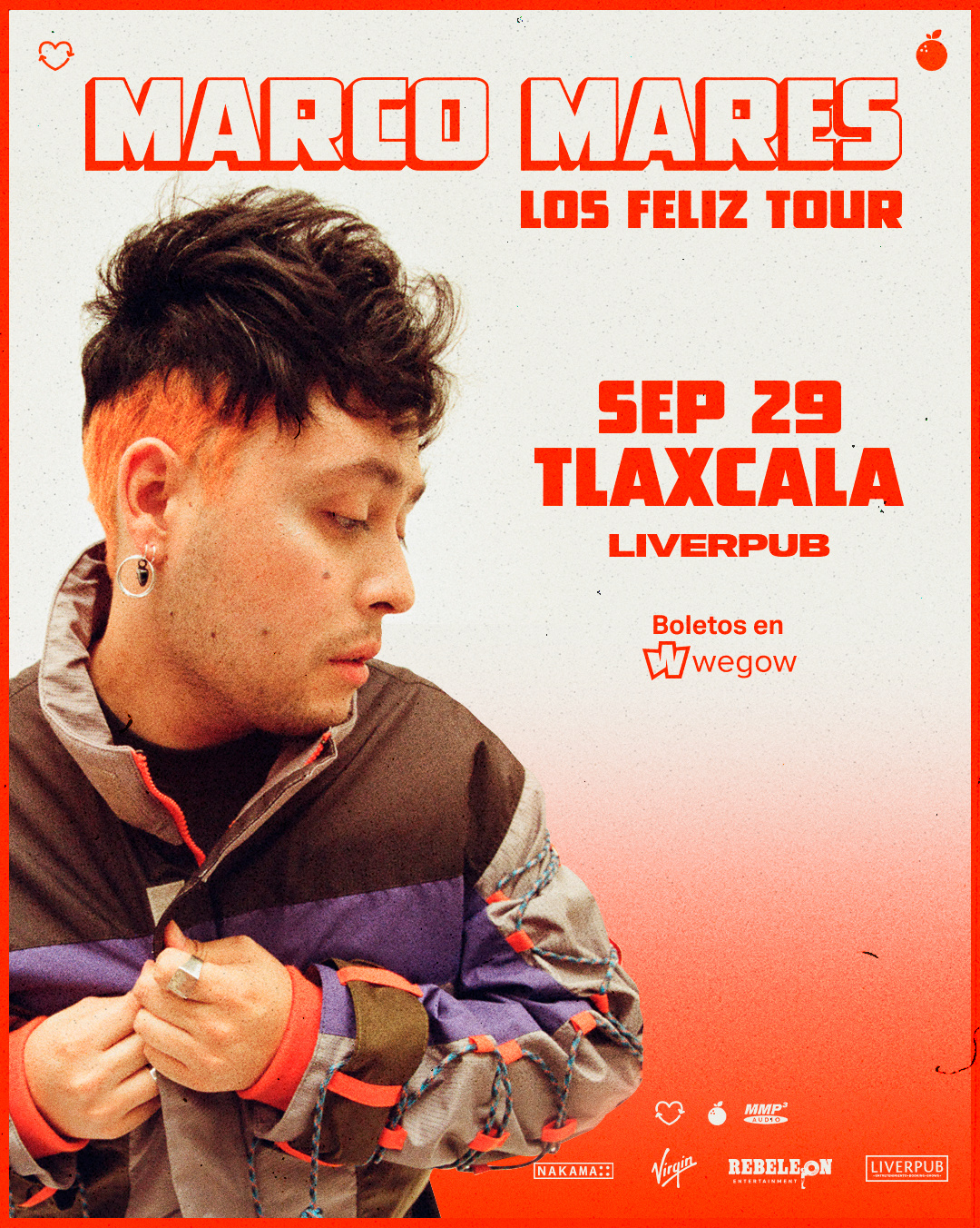 Fotografía promocional de Marco Mares en Tlaxcala