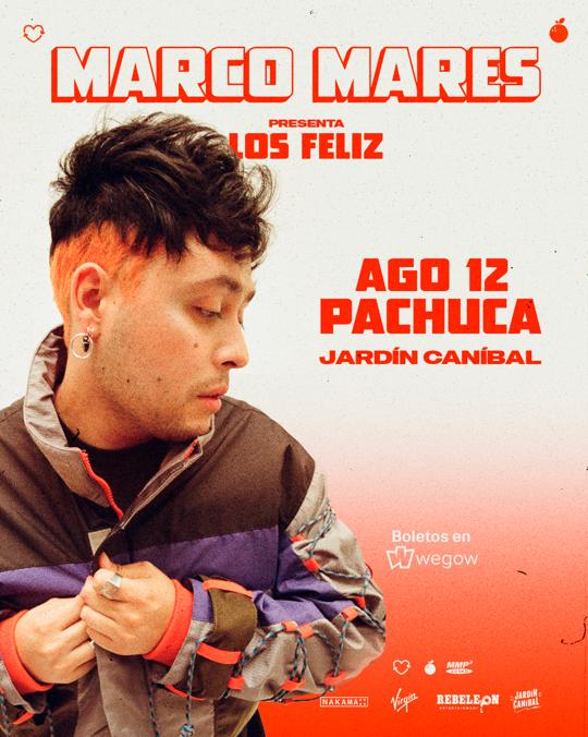 Fotografía promocional de Marco Mares en Pachuca